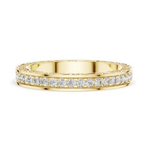 Anillo de Eternidad con Diamantes de Laboratorio de Corte Brillante Redondo de 0.50 CT para Mujer, Claridad VVS-VS EF, Oro de 18K, 14K, 10K y Plata 925 - Product Image 3