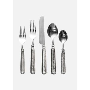 Wholesale Contemporary Design 4-Piece Stainless Steel Cutlery Set Hand Forged Mirror Polished Knife Fork <b>Flatware</b> for Weddings - Product Image 6