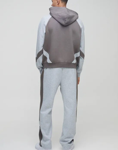 Conjunto de chándales de gimnasio deportivo a la moda 2025 para hombre, patrones personalizados, chándales de algodón suave de diseño personalizado, precios al por mayor, superventas - Product Image 3