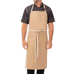 Wholesale 100% Cotton Kitchen Bib Custom Logo Men's <b>Apron</b> <b>Waterproof</b> Nylon in Cute Style for Chefs Barbers or Dishwashers - Product Image 1