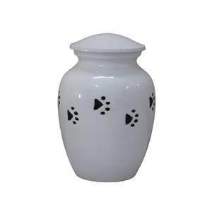 High Quality Aluminium Cremation <b>Pet</b> <b>Urns</b> With Paw Print And Royal Blue Color Finished Metal Funeral <b>Urns</b> For Human Ashes - Product Image 6