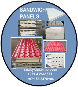 Pu Sandwich Panelen/Polyurethaan (Puf) Panelen/Puf Panelen Voor Dakbedekking/Bekleding, muren/Plafond/Partities