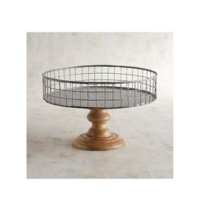 Soporte de metal para tartas con recubrimiento en polvo negro Fabricante al por mayor Soporte de servidor de tartas por encargo a bajo precio - Product Image 2