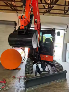 Miniexcavadora de orugas usada original Kubota, a la venta, de bajo funcionamiento - Product Image 4