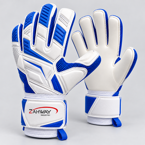 High Quality <b>Football</b> Goalkeeper Gloves Full Finger PU <b>Leather</b> Breathable Non-Slip Adjustable Wrist Goalkeeper Gloves for Unisex - Product Image 6