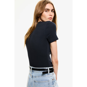 เสื้อยืดสำหรับผู้หญิงคุณภาพสูงเสื้อผ้าลำลองแฟชั่นสไตล์สั้นทันสมัยผ้าพรีเมี่ยมขายส่งจากบังคลาเทศ - Product Image 5