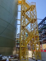 Plateforme offshore robuste en PRV résistant à la corrosion pour plateformes pétrolières et gazières avec service de découpe et assemblage sur mesure