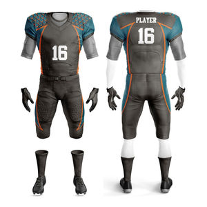 Uniforme de Fútbol Americano Personalizable y Transpirable de Spandex, Diseño Impreso por Sublimación, Ropa de Fútbol Americano - Product Image 3