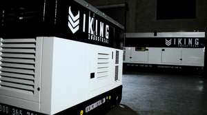 Générateur silencieux Viking Industrial Halo 130 kVA avec moteur 60 Hz, démarrage automatique/à distance, châssis ouvert avec options ATS - Product Image 2