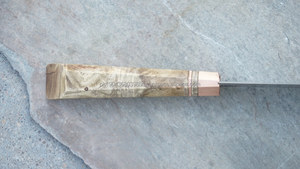 มีดสแตนเลสอเนกประสงค์พร้อมด้ามจับไม้โรสวู้ดแบบมืออาชีพมีดเชฟแบบต่ำ - Product Image 5