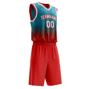 Uniforme de basket-ball imprimé par sublimation le plus vendu pour les hommes respirant été porter uniforme réversible ajouter n'importe quel nom et numéro d'équipe - Product Image 2