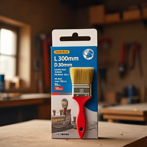 แปรงทรงกระบอก L.300 มม. D.3 มม. 0.10 มม. ขนแปรง PA ความยาว 100 มม. แพ็ค 10 ชิ้น LESSMANN - Product Image 3