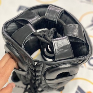 Équipement d'entraînement personnalisé sur mesure FLY Noir, casque de sparring intégral avec protection nasale, protections de tête Twins - Product Image 5