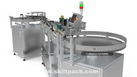 Máquina de etiquetado de botellas redondas eléctrica SKILT, tarro de vidrio, botella de vino, máquina de etiquetado de botellas de bebidas