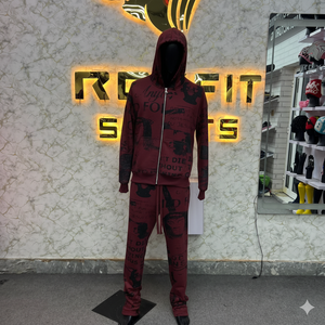 Bon matériel, prix abordable, dernière conception, survêtement à fermeture éclair à bas prix pour hommes, style unique, nouveau design, survêtements pour hommes - Product Image 1