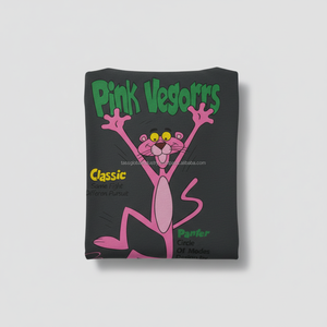 Camisa de punto satinado de algodón extrasuave para hombre, estilo oversize con hombros caídos, premium, de verano, estilo urbano, de secado rápido, ecológica, estampada. - Product Image 6