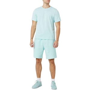 ชุดฤดูร้อนผู้ชายปี 2026 เสื้อและกางเกงขาสั้นระบายอากาศ ชุดลำลองฤดูร้อนสองชิ้น เนื้อผ้านุ่ม ใส่ได้ทุกวัน ชุดชายหาด - Product Image 1