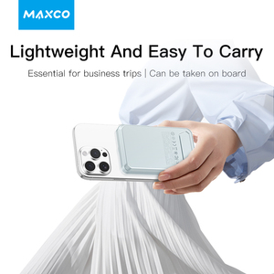 Maxco ที่ชาร์จไร้สายระบบแม่เหล็ก PD 20W 10000mAh สำหรับ <span class=keywords><strong>iPhone</strong></span> 12 13/13 <span class=keywords><strong>Pro</strong></span> <span class=keywords><strong>14</strong></span>/<span class=keywords><strong>14</strong></span> <span class=keywords><strong>Pro</strong></span> 15/15 <span class=keywords><strong>Pro</strong></span> 16/16 <span class=keywords><strong>PRO</strong></span> <span class=keywords><strong>MAX</strong></span> - Product Image 6