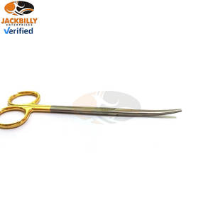 Ciseaux de Metzenbaum de haute qualité, revêtement en titane, chirurgicaux médicaux, lame incurvée et droite, 20 cm, ensemble d'instruments certifié CE 1 - Product Image 2