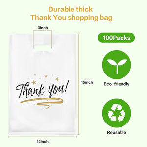 Bolsas de transporte troqueladas con logotipo personalizado al por mayor bolsa de mercancía de supermercado de alta visibilidad materiales reciclados impresión en huecograbado - Product Image 5