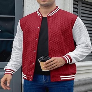 Veste universitaire avec logo personnalisé, manches en cuir, broderie, noir, couple, collège, baseball, hommes, veste Letterman fabriquée par Dress Sports - Product Image 3