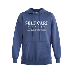 Élégant décontracté Design personnalisé femmes grande taille gris couleur sweats à capuche saison d'hiver graphiques personnalisés imprimés tricotés à capuche pour les femmes - Product Image 4