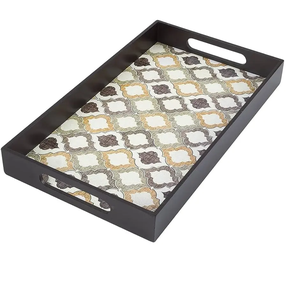 Bandeja DE SERVICIO DE MADERA impresa, servicio a la habitación, elegante bandeja de té y frutas, diseño clásico al menor costo, el mejor diseño - Product Image 6
