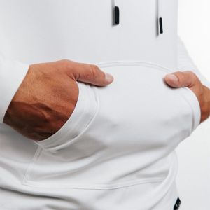 Sweat à capuche ajusté fuselé hommes OEM vente en gros hommes vêtements de rue lâche à manches longues imprimé graphique garçon sweats à capuche pull à capuche pour hommes - Product Image 4