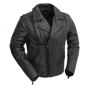 Veste de moto unisexe en cuir pour homme, respirante, imperméable, réversible, avec protection pour scooter, cross et moto. - Product Image 1