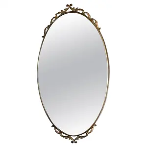 Custom Home Fashion European Gold Metal Frame Decorated <b>Mirror</b> Premium <b>mirror</b> wall Space <b>Vintage</b> <b>Mirrors</b> For Living Room - Product Image 1