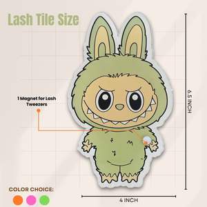 Customized Lash <b>Tiles</b> Eyelash Extension Plate Pallet Tray Acrylic Lash Tool Plate for Educators & Stylists Wholesale - Product Image 2