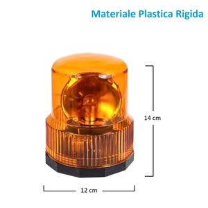 2 spie magnetiche per auto stroboscopiche arancioni 12V 2 m a spirale-per i prodotti di avvertimento per la sicurezza stradale - Product Image 2