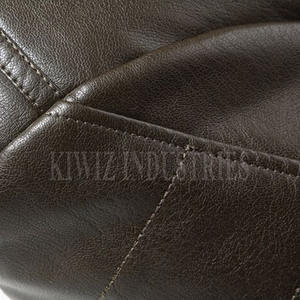 Veste en cuir noir de haute qualité pour hommes/veste en cuir pour hommes 2024 vestes en cuir véritable pour l'hiver - Product Image 5