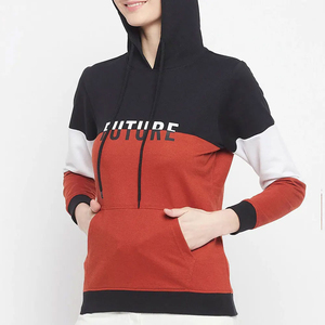 เสื้อฮู้ดสำหรับผู้หญิงทรงเข้ารูปปกติเสื้อฮู้ดผ้าฝ้าย100% สไตล์ที่เหมาะสม - Product Image 2