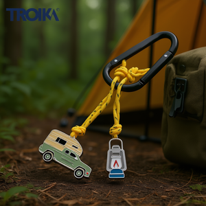 Portachiavi e Moschettoni Promozionali Personalizzati, Gadget da Campeggio Personalizzabili con Design Portachiavi - Product Image 3