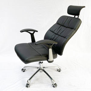 Contemporary Ergonomic Reclining Office Chair with Adjustable Headrest-Swivel Chair for Home and Office - Product Image 4
