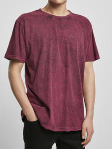 Custom Heavyweight Streetwear Camisetas 100% Algodón Oversized Vintage Acid Wash Camiseta para hombres logo on Demand para hombres camiseta - Product Image 6