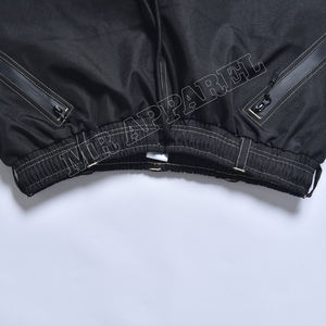 Pantalones Cargo impermeables negros OEM con cintura ajustable, forro interior cálido y ajuste holgado para ropa de invierno - Product Image 3