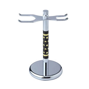 Brosse de rasage de luxe en acier inoxydable et support de rasoir du fabricant indien - Product Image 3