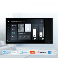Tuya - Gateway Inteligente Zigbee de 8 Pulgadas, Compatible con Alexa, Control por Voz Multifuncional para el Hogar, Sistema Operativo Android, Pantalla IPS de Plástico, Batería, Wi-Fi
