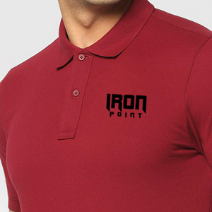 Camiseta de golf de secado rápido para hombre, camiseta de manga corta, diseño personalizado, patrón sólido antiarrugas, marca para Polo, hecha de poliéster - Product Image 5