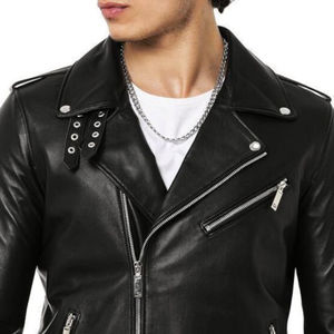 Personalizable Premium 100% chaqueta de cuero de la motocicleta genuino transpirable Auto Racing Wear para el invierno de alta calidad Fabricante - Product Image 2