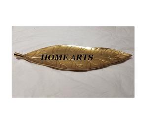 Plat à dessert en aluminium couleur or, taille et forme personnalisées, pour servir des fruits secs, accessoires pour hôtel - Product Image 5