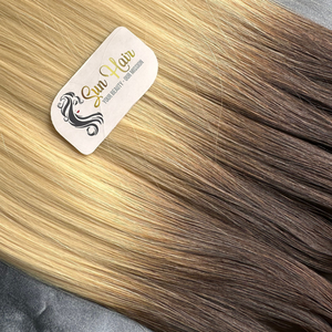 Extensiones de Cabello Humano Vietnamita con Alineación de Cutículas, Cabello Humano Virgen, Color Rubio Degradado Personalizado de Sun Hair Company - Product Image 3