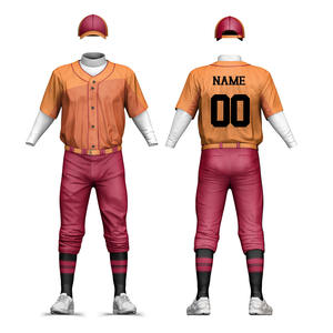 Vêtements de sport à bas quantité minimale de commande uniforme de baseball confortable personnalisé nouveau dernier design uniforme de baseball à vendre - Product Image 4