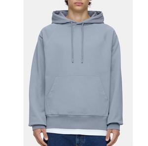 Plus Size <b>Mens</b> Winter Sweatshirt Hoodies <b>Pullover</b> Fleece 100% Cotton Regular Fit Vintage Pocket Embroidered Custom Logo - Product Image 1