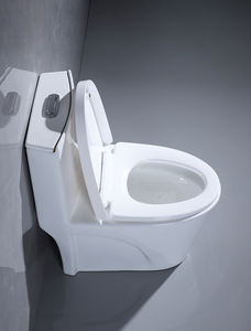 Modern Luxurious Washdown Ceramic Sanitary Ware Dual-Flush One Piece <strong>Toilet</strong> for Hotels Washrooms with P-Trap Drainage Pattern - Product Image 4