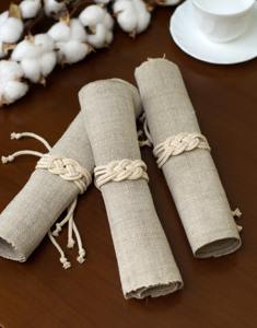 Anneau de serviette minimaliste et simple pour une mise en place de table moderne et un affichage de table de cuisine propre, fabriqué à la main en Inde - Product Image 6