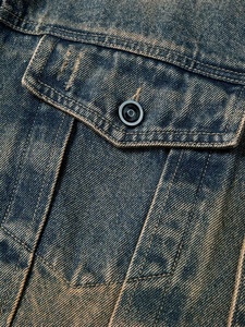 OEM Men's Custom Wholesale Premium Stylish Denim Jackets High Quality Thick Warm Casual Streetwear Casual Spring Turn Down Colar - Product Image 6