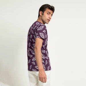 Venta al por mayor de algodón hombres camisetas gráficas ropa de los hombres camisa nueva moda High Street barato impreso camiseta - Product Image 6